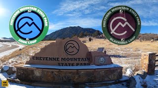 Winter Mountain Bike Ride at Cheyenne Mountain...
