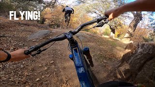 MOUNTAIN BIKING SECRET TRAIL GOODNESS! FLYING...