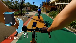 How long does the GoPro Hero 9 run on a single...