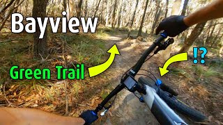 Riding Green Trails a little too Fast! - Bayview