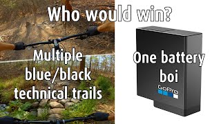 GoPro vs Rider - How far can you ride on ONE...