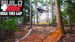 BUILDING AND RIDING A HUGE MTB TREE GAP!! EP 01