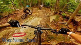 On ride ma piste de DH préféré en gang!