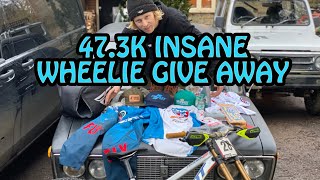 I WHEELIE - YOU WIN - INSANE 47.3K GIVEAWAY!!!