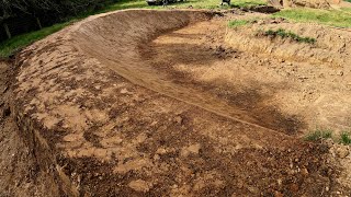 BUILDING A MASSIVE BERM TIMELAPSE - BUILDING...