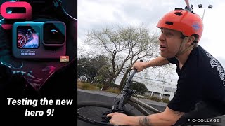 TESTING NEW GOPRO HERO 9!! - MTB PUMPTRACK,...