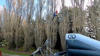 SENDING MY HARDEST MTB TRICKS  - AMAZING...
