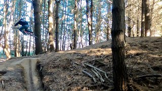 RIDING THE NEW MTB DIRT JUMPS - FIRST RIDE OUT...