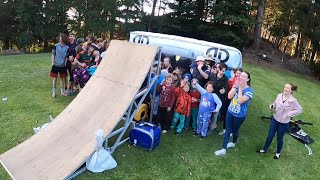Jumping over an entire camp! - Camp Columba...