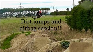 Massive Dirt Jump and Airbag session at JB Trails!