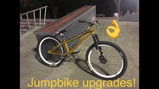 New Wheels on the hardtail + Skatepark session!
