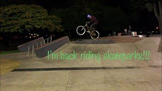 I can ride properly again! NEW Skatepark vlog...