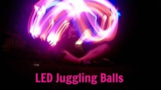 Light up LED juggling balls video!!!! (All of...
