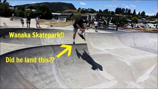 Wanaka skatepark scooter trip - Webisode 13