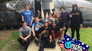 THE NITRO CIRCUS CREW CAME TO OUR AIRBAG! Ryan...