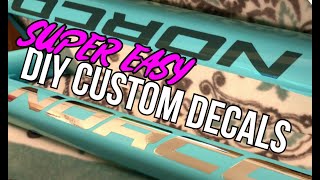 DIY Custom Decals For Your Bike pt1 : Bike Logos