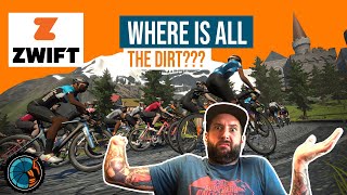 Zwift has a Trail you can Steer!  