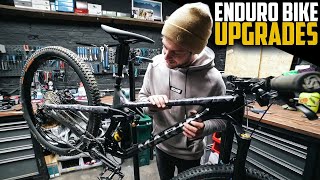 THESE ENDURO BIKE UPGRADES MAKE THIS MY...