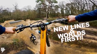 NEW MTB LINES AND A WORLDS FIRSTS AT THE DIRT...