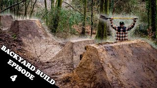 MY BACKYARD DIRT JUMP BUILD! - Episode 4
