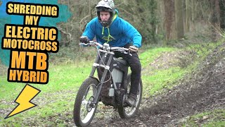 FULL SPEED SHREDDING ON MY ELECTRIC MOTOCROSS...