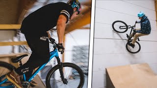 INDOOR MTB mit Neuer Rampe!