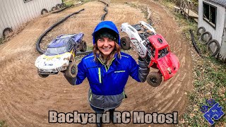 Backyard RC Battle! Five Lappers of Fun -...
