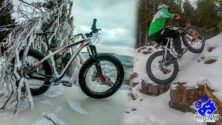 Fat Tire Trials and Tricks on Ice! Presque...