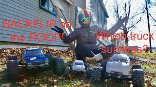 RC Backflip on the ROOF of our House! Which...