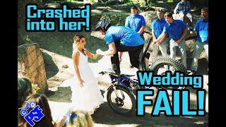 CRASHED INTO MY BRIDE WITH A MOTORCYCLE DURING...