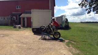 360 on Sherco Trials Motorcycle