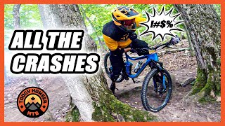Every single one of my Mountain Bike Crashes...