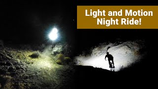 MTB Night Ride With Super Powerful Lights