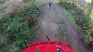 Grom Train down Blue Jump line