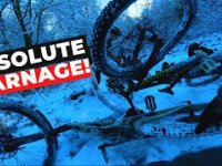 CAN YOU RIDE A MOUNTAIN BIKE ON SNOW?| WYLLIE...