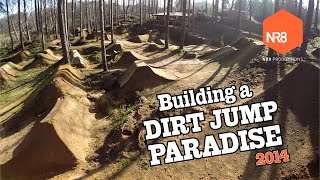 Building a dirt jump paradise - Real Teamwork....