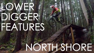 Lower Digger Features - Mount Fromme - North Shore