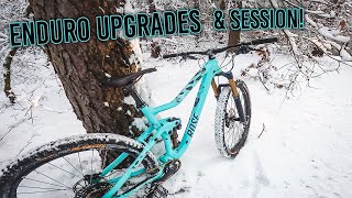 Enduro MTB Upgrades | Test im Schnee und Park...