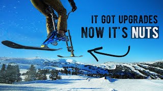 Upgrading and shredding a... Ski Bike? (IT'S...