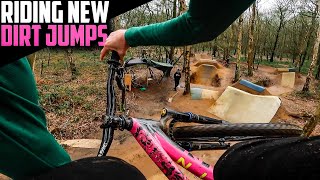 RIDING MY DIRT JUMP BIKE ON SICK NEW TRAILS!!