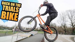 BACK ON THE TRIALS BIKE - URBAN MTB TRIAL RIDING