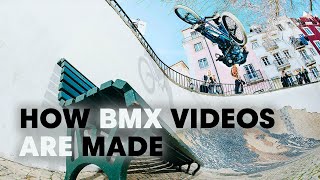 What it takes to film a BMX street video part...