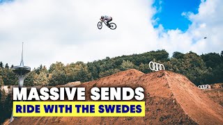 Going Big at the Audi Nines MTB Freeride Event...