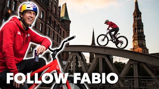 Chasing Fabio Wibmer with a Racing Drone...