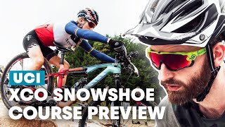 XCO Snowshoe Course Preview with Pauline...