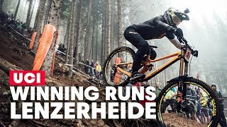Winning DH Runs from Lenzerheide | UCI MTB...