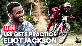 Les Gets Practice Action with Eliot Jackson |...
