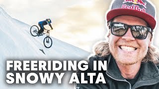 Putting Down Freeride MTB Powder Lines |...