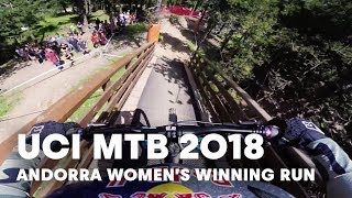 Tahnee Seagrave's winning run POV in Vallnord,...