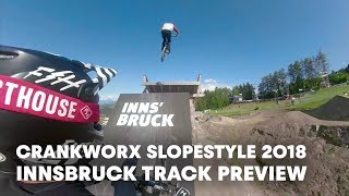 MTB Slopestyle track preview with Tyler...